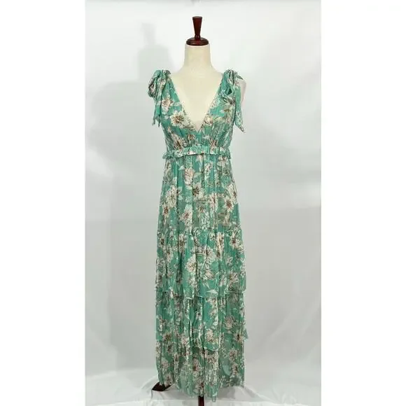 CHRISTY LYNN Sz S Small Turquoise Magnolia Alexa Dress NWT - Picture 2 of 10